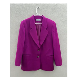 Vintage Norton Macnaughton Blazer Size 10 Hot pink