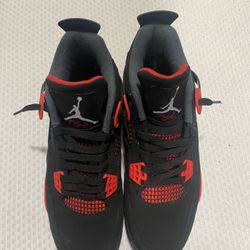 Jordan 4 Red Thunder  Mens 9.5