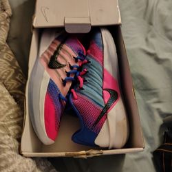 Nike By You Sabrina 1 Basketball Shoes - Size 5.5Y/7W - Custom Pink/Blue