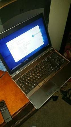 15" Dell E6520 laptop, 2.4ghz i7, 8gb ram, numeric keyboard, , windows 10