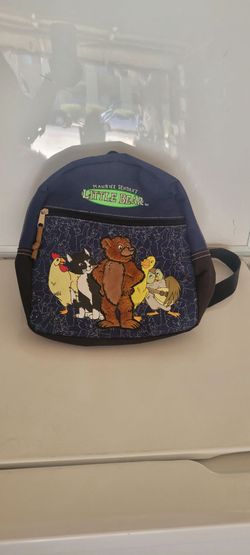 vintage little bear mini backpack
