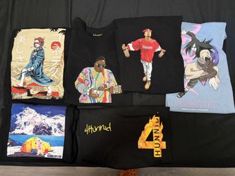 L & XL Graphic Tees Henny Naruto Primitive 4 Hunnid Billionaire Boys Club