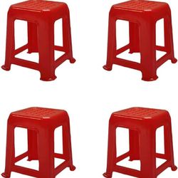  4 Pcs Red Paint Stand Canvas Stands