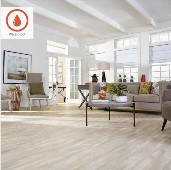 10 Boxes / 196 Sq Ft. ☆ PERGO Outlast + Waterproof Laminate Flooring with Attached Underlayment ☆ SOFT OAK GLAZED