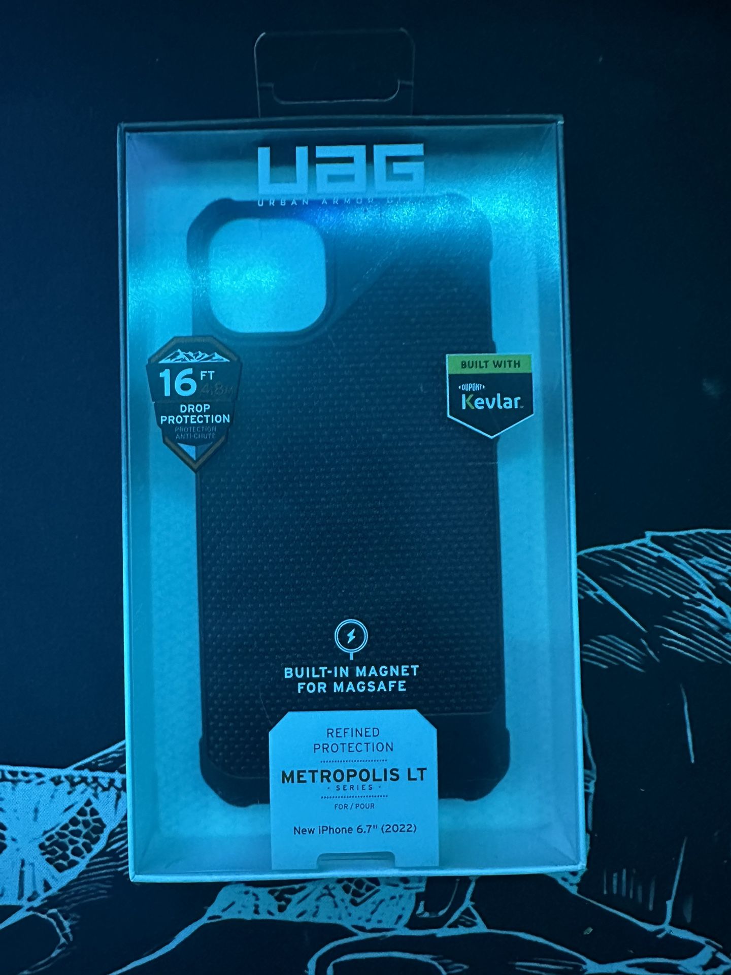 UAG Iphone 13 Pro Kevlar Case Black