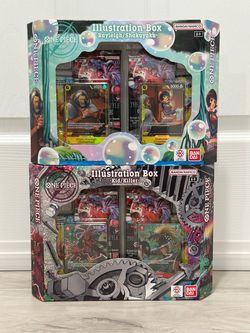 BANDAI TCG ONE PIECE ILLUSTRATION BOX VOL. 7 VOL. 8 NEW SEALED