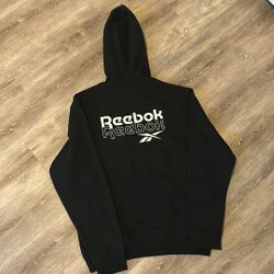 Men Black Reebok Hoodie 
