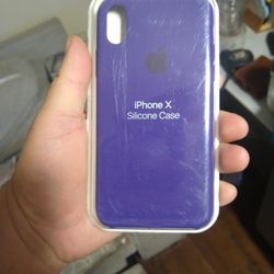 iPhone X Case Purple