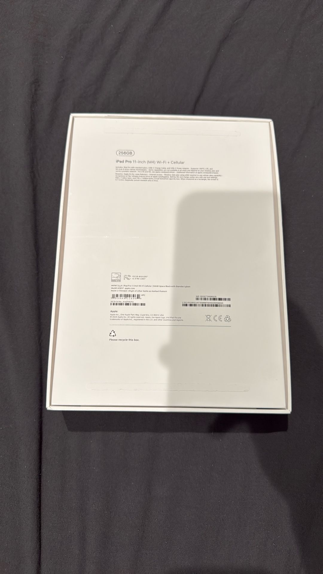 iPad Pro 7th Gen 11in WiFi+ Cellular 256GB 