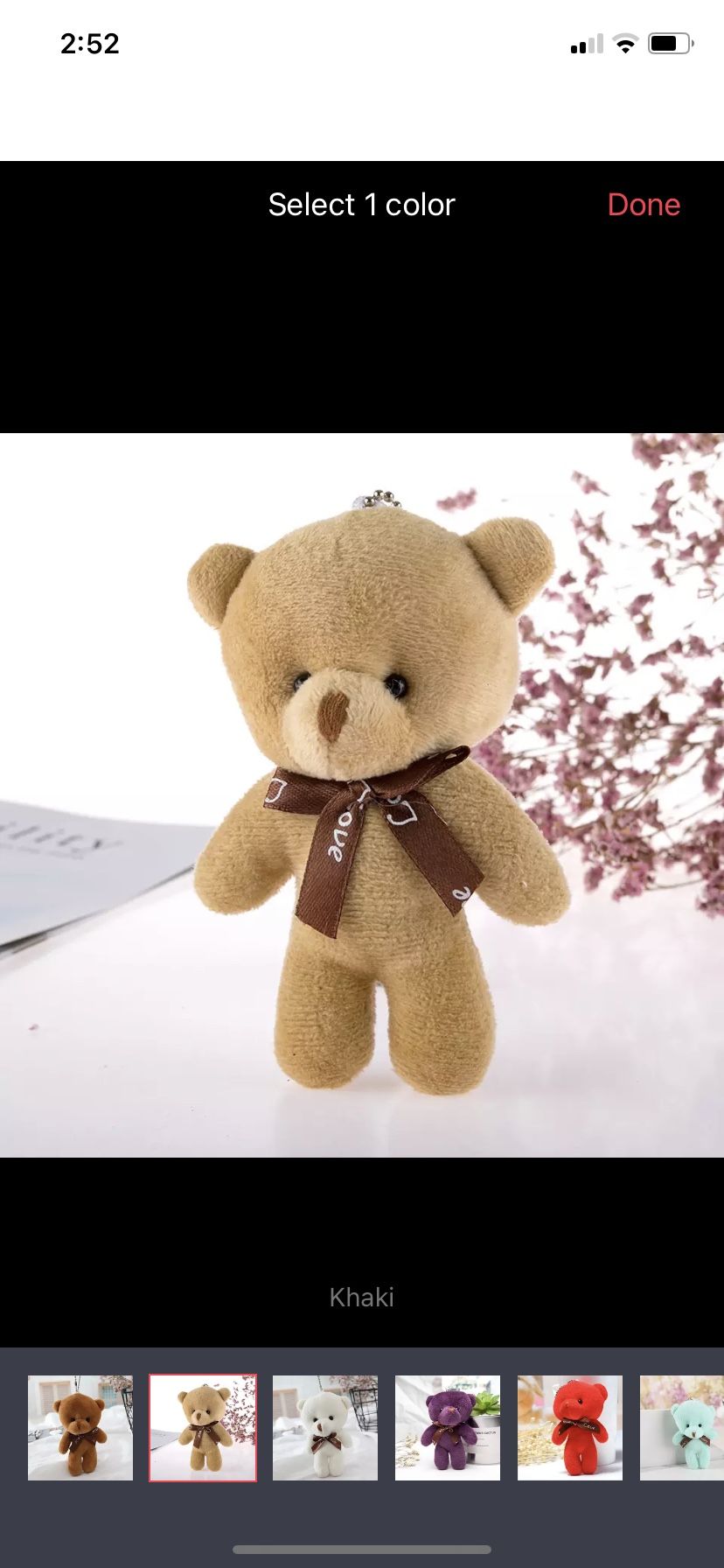 12cm Mini Teddy Bear Doll Cute Plush Toys Animal Bear Stuffed Doll Keychain Pendant Small Gift For Party Wedding Children's Toys  Multiple of this ite