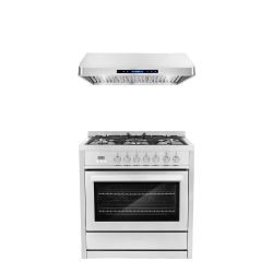LUXURY KITCHEN APPLIANCES - New Open Box RANGE OVEN COOKTOP HOOD 