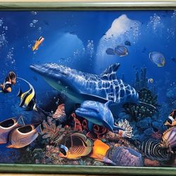 Christian Riese Lassen Marine Life Custom Framed Print