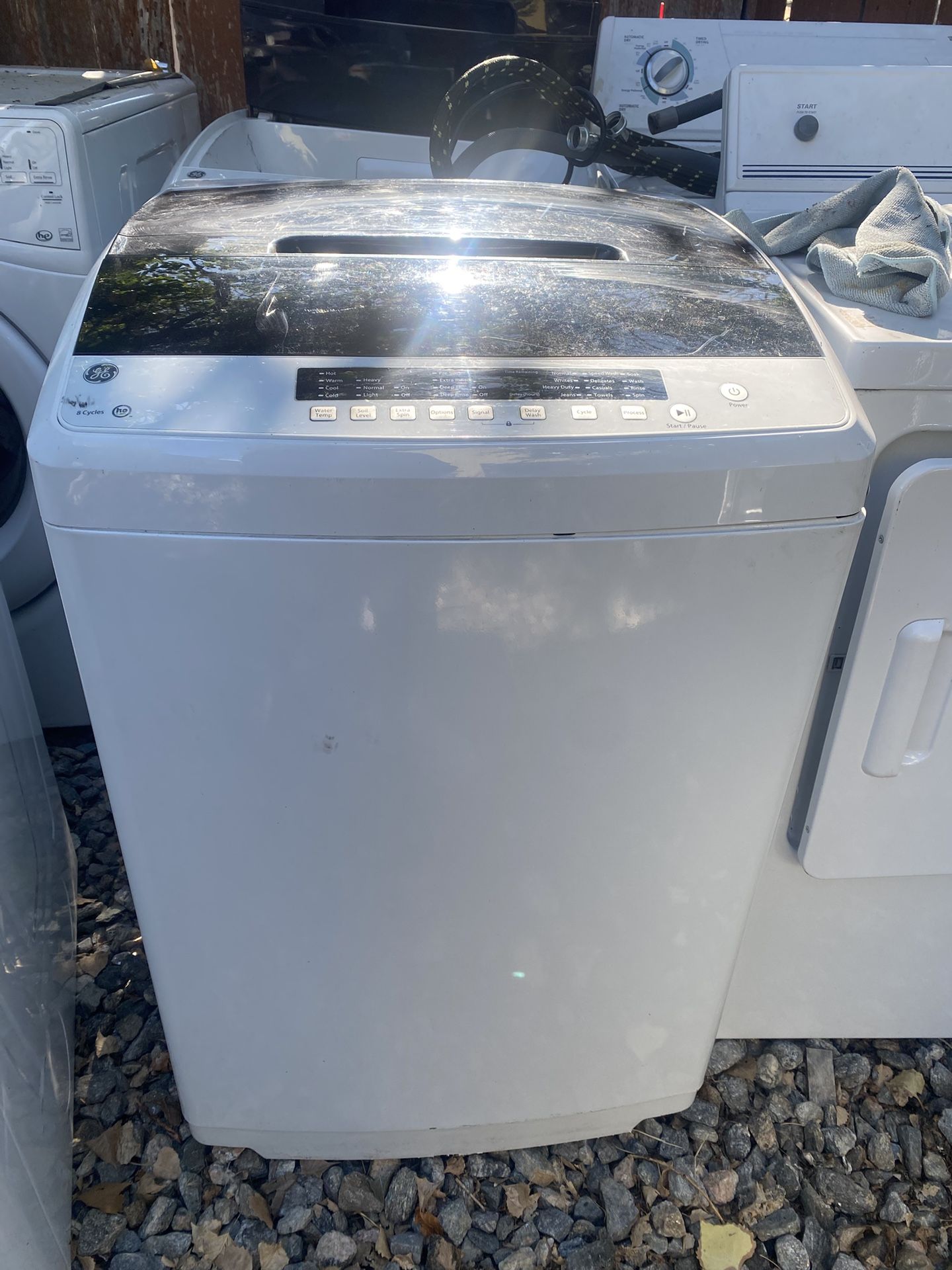 GE Top Load Washer.