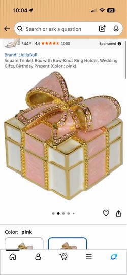Pink Trinket Box