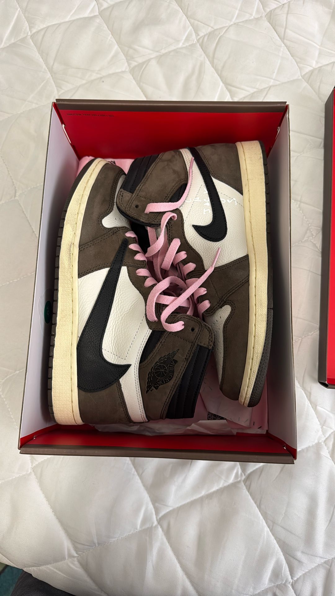 Nike Air Jordan 1 x Travis Scott Mocha High Size 10
