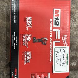 Milwaukee Impact Wrench Combo 