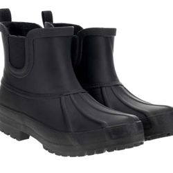 Chooka Ladies Chelsea Plush Lined Rain Boots. Black. Brand New. Size: 6,7,8