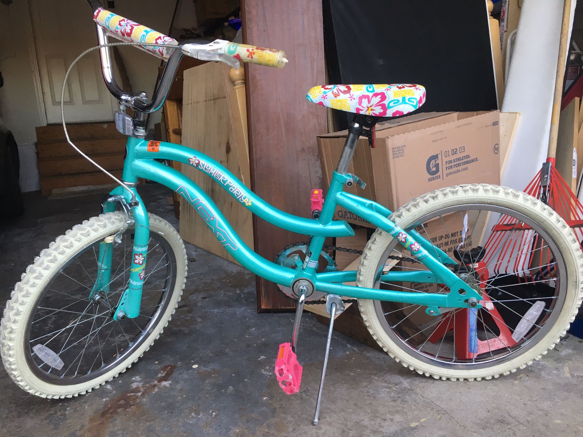 NEXT Girls Colorful Floral Bike