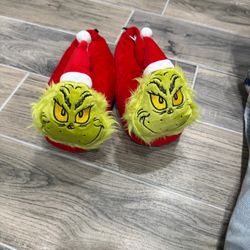 Grinch Slippers $20