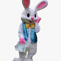 Easter Party Rabbit Costume Bunny Costume Plush Halloween Animal Mascot Costume