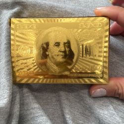 24 Karat Gold Foil Playing Cards