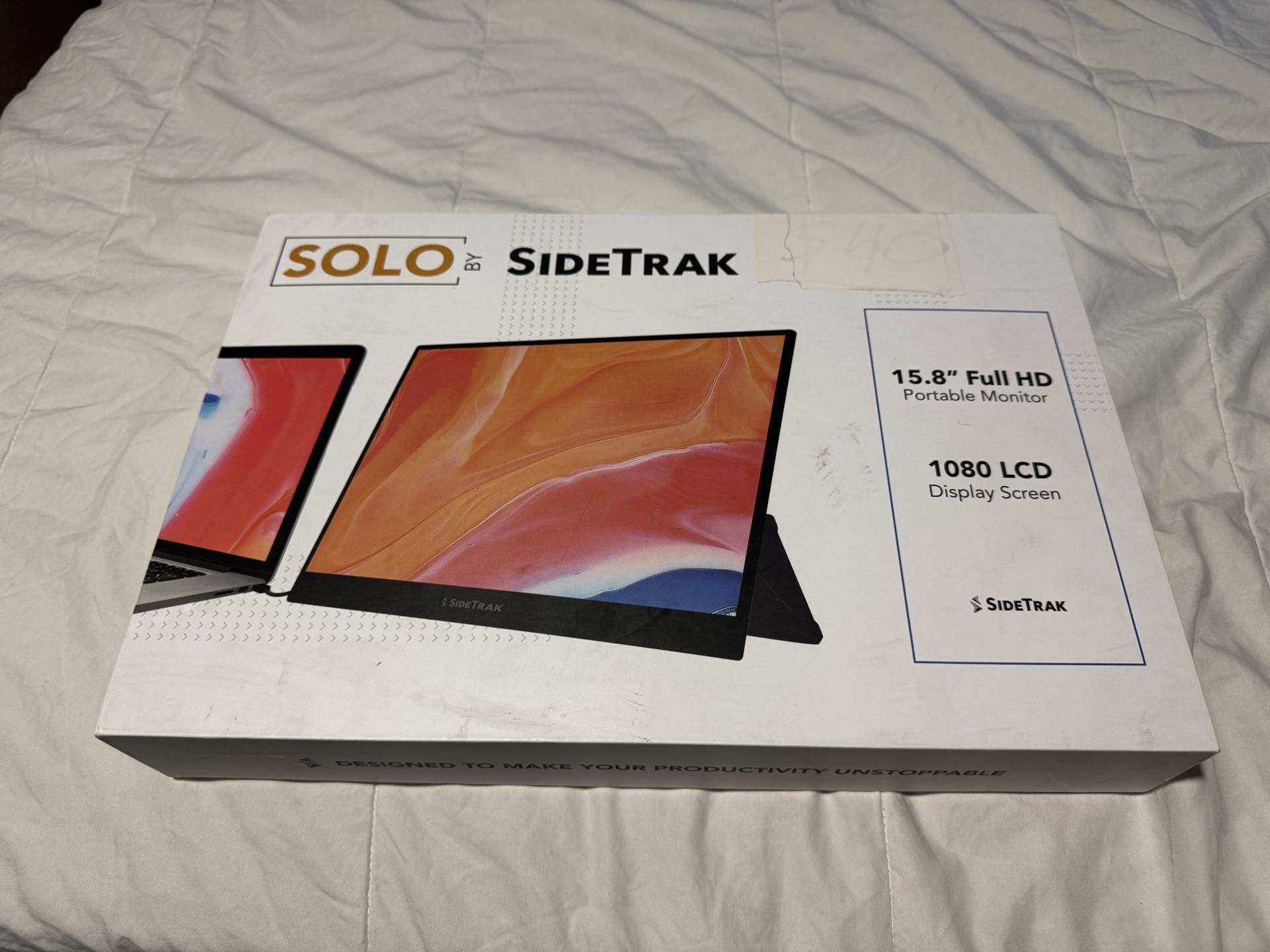 SideTrak Solo Pro 15.8" Portable Monitor for Laptop | FHD 1080P LED IPS Dual Display w/Anti-Glare Screen, USB & Mini HDMI, Laptop Monitor Extender fo