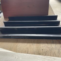 Black Floating Shelves