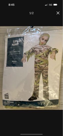 Slimy Mummy Kids Halloween Costume Small 4-6