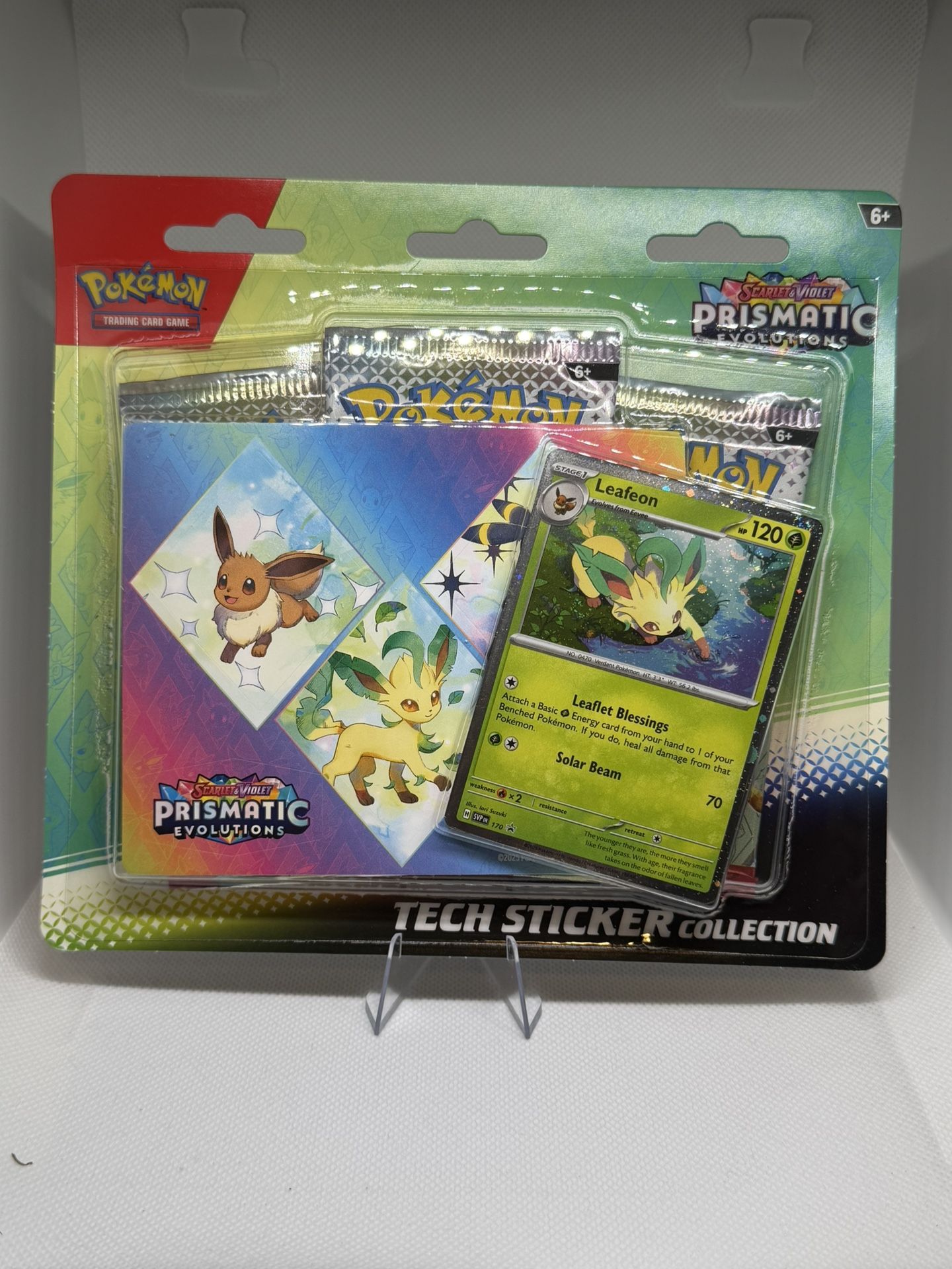 Pokémon TCG: Scarlet & Violet Prismatic Evolutions Tech Sticker Collection