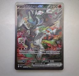White Flare Reshiram ex SIR 166/086 Pokemon Card