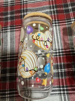 Christmas Glass Tumbler
