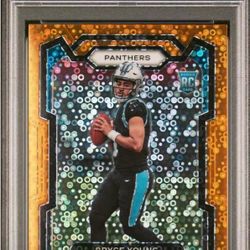 2023 Panini Prizm Bryce Young Rookie Orange Disco #311 PSA 10 GEM Panthers