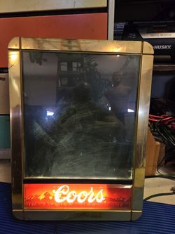 Coors Banquet Beer Neon Write-On Menu Sign