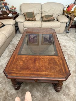 Large Solid wood coffee table  $100 obo