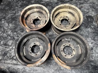 6 on 6 lug implement wheels 15x8 inch steel rims for farm equipment