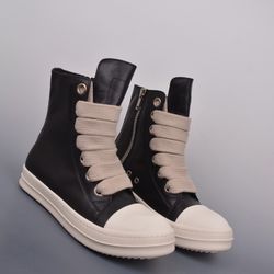 Rick Owens Leather Low Sneakers 24