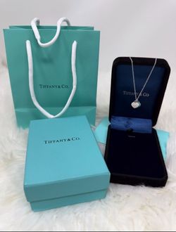 Super Cute Double Heart Authentic Tiffany & Co. Necklace