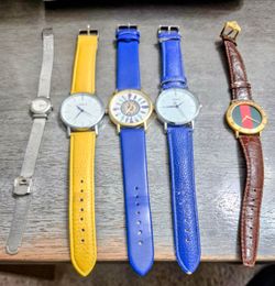 5 Misc Assorted  Watches See Video AS-IS $15 Take All
