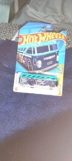Hot wheels. Surfin school bus.  2022 factory sealed blue card. $4. Cash porch pickup Redmond