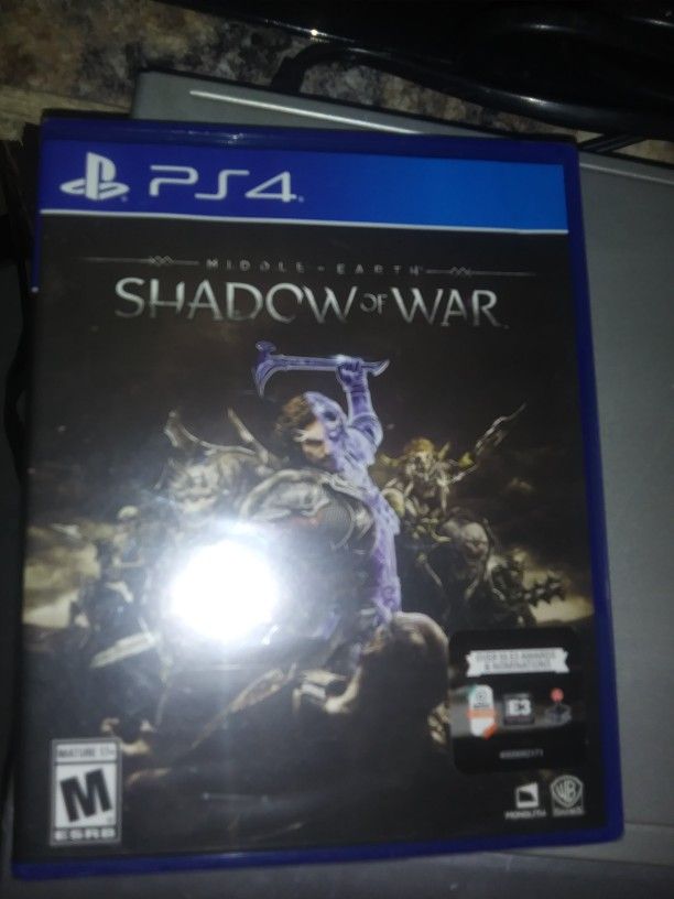 Ps4 Shadows Of War Video Game BRAND NEW!