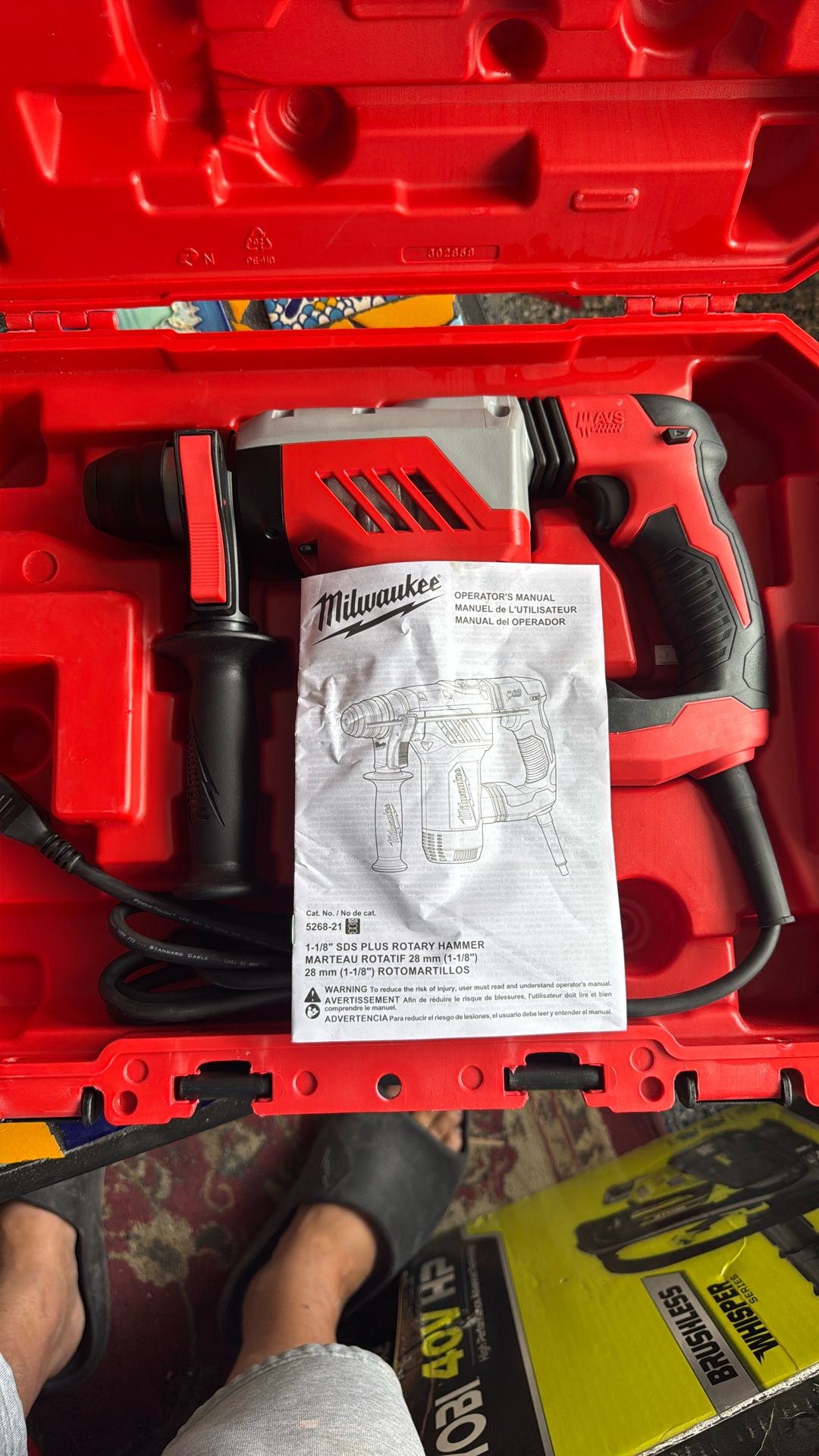 Milwaukee 1-1/8 SDs Plus Rotary Hammer