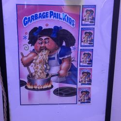 Garbage Pail Kids Card Puzzle - In Picture Frame