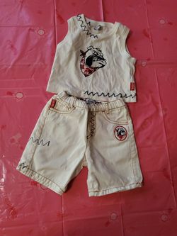 Mochino Baby Boy Summer Outfit  Sz 9m