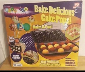 cake pop baking pans with styrofoam square to stand them on $15 FIRM