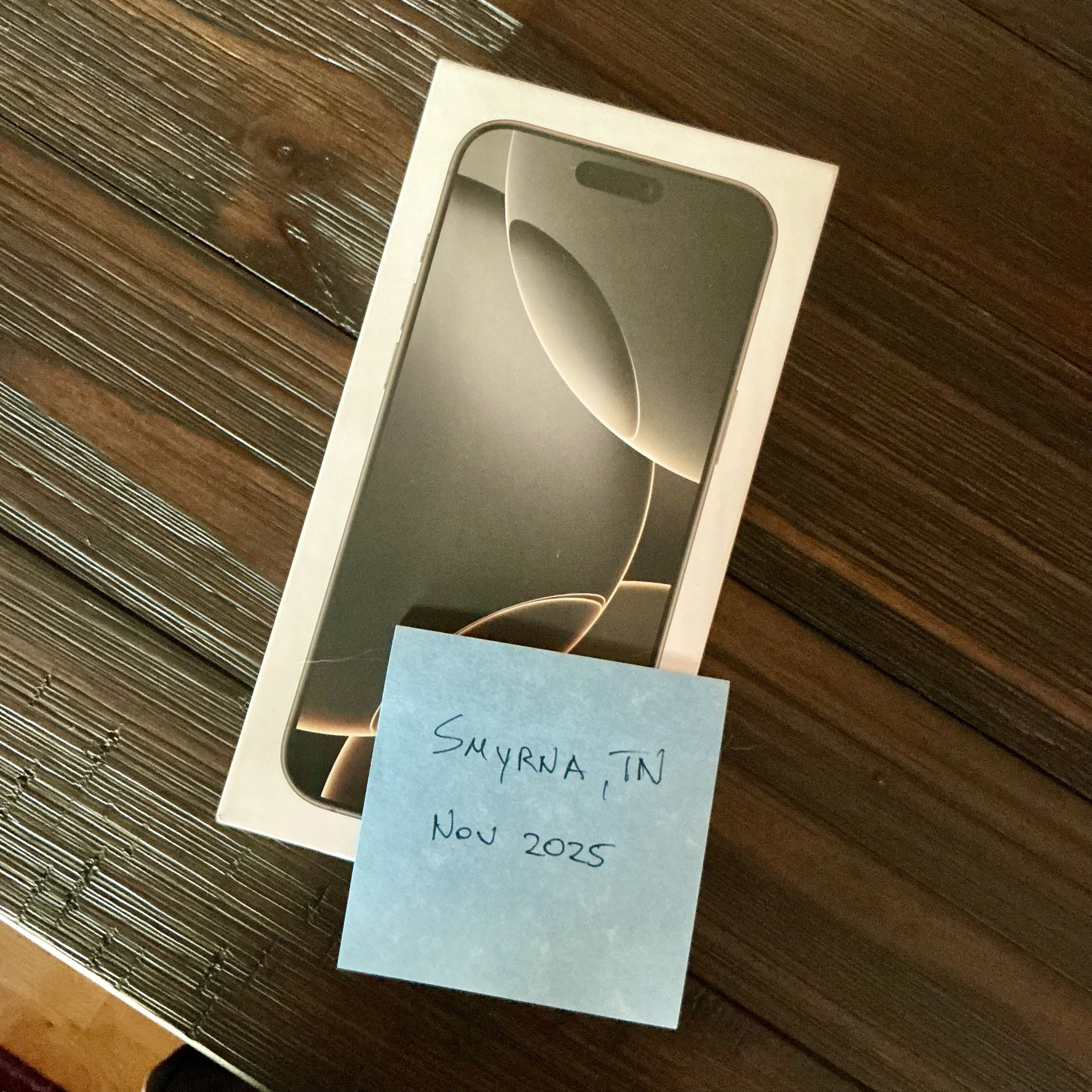 iPhone 16 Pro Max Natural Titanium