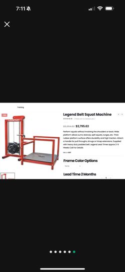 Legend Belt Squat 