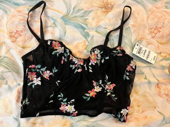 Beautiful Floral Bustier Lingerie