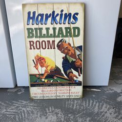 Hawkins BILLIRD room would sign