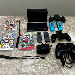 Full Nintendo Switch Bundle console and Extras