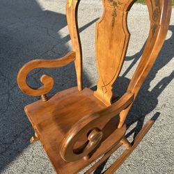 Kid’s Wooden Rocking Chair